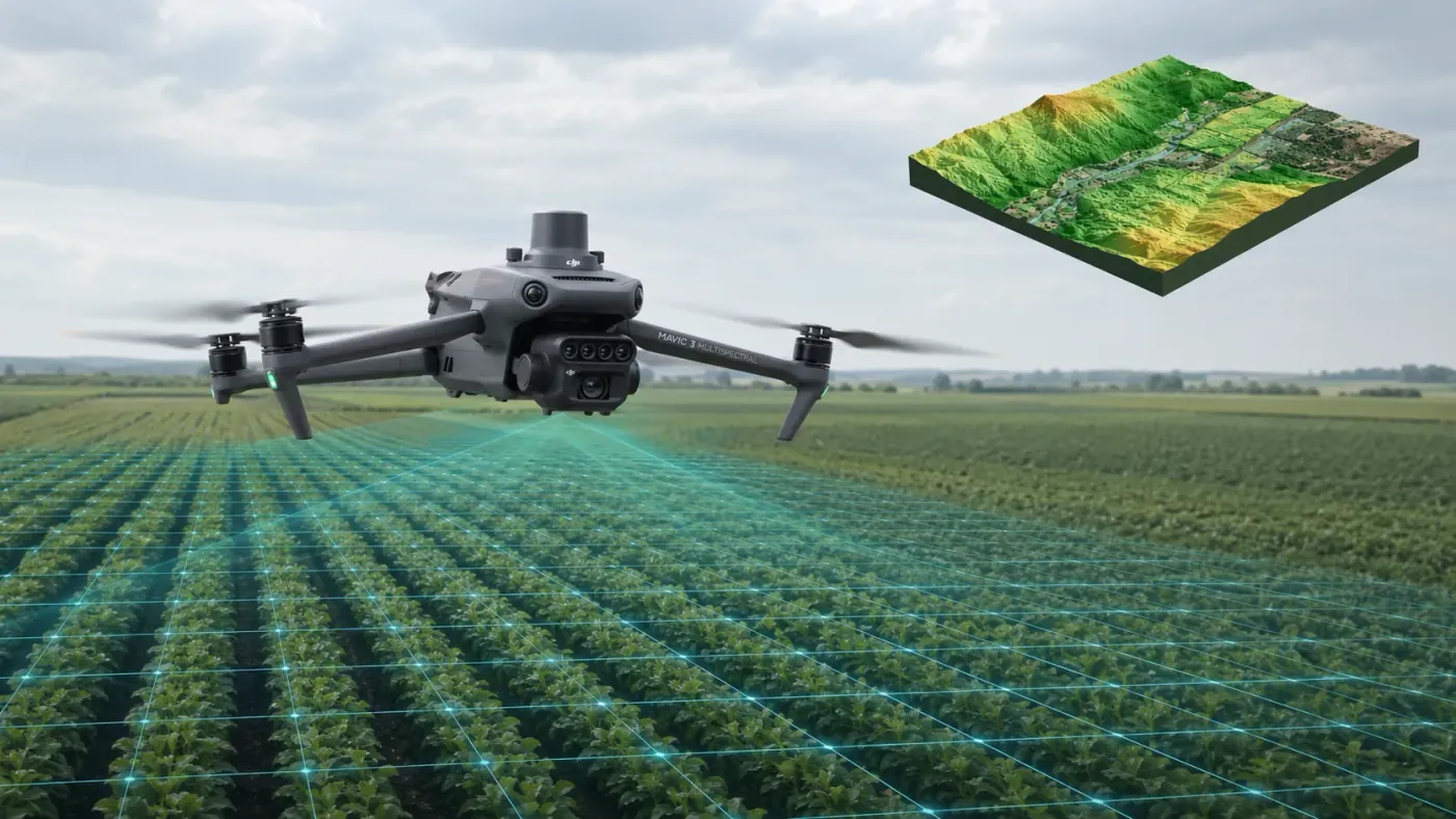 Fotogrametría y Mapeo de Cultivos con Drones